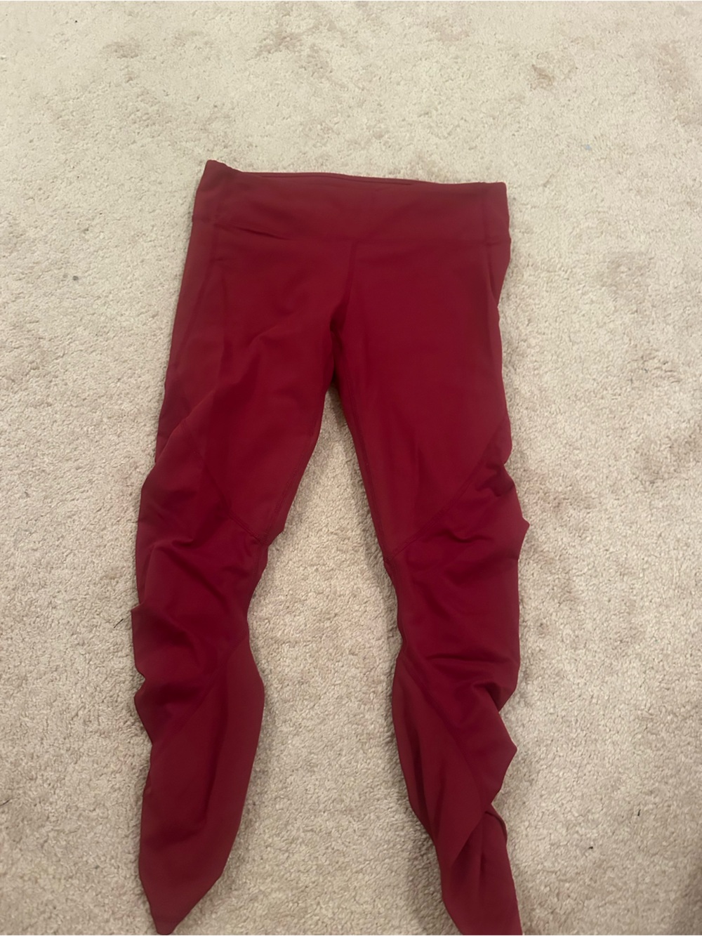 Women’s Red Leggings - Lightweight Active Bottoms